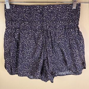 Free People FP Movement The Way Home Printed Women's Animal Lined Shorts Size S‎